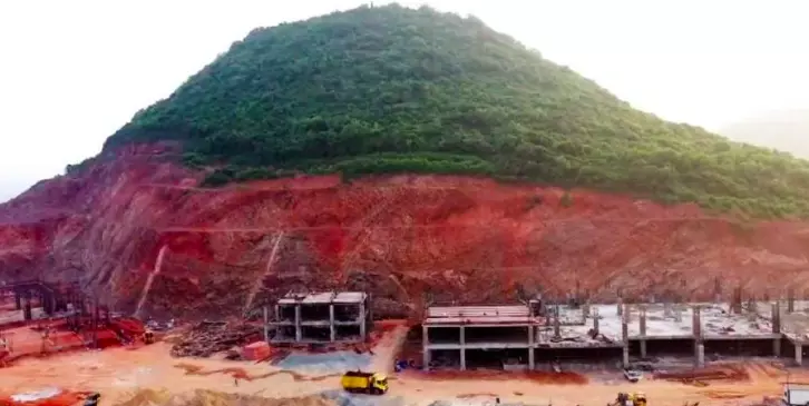 Rushikonda Buildings for Tourism, Dignitaries: YSRC