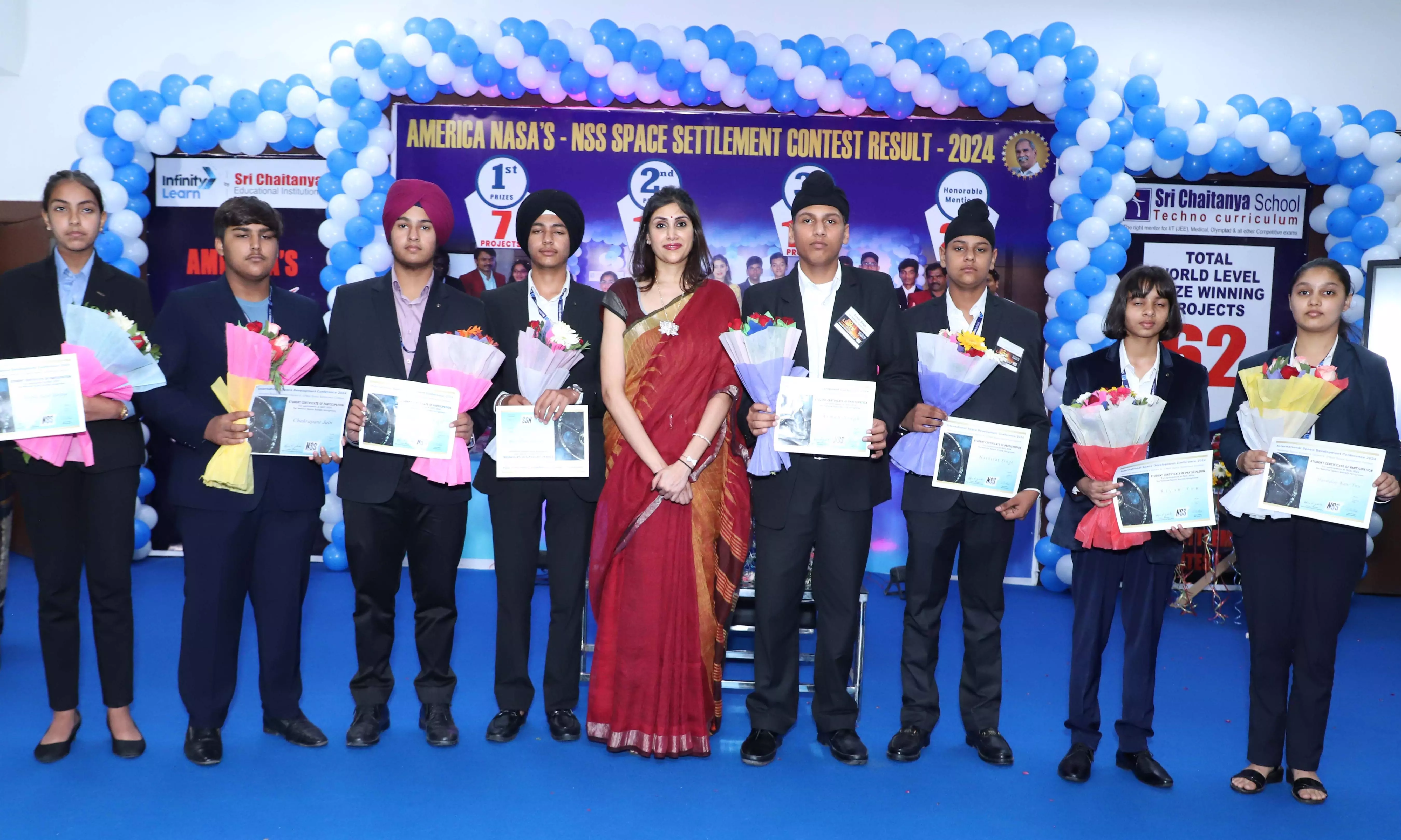 Sri Chaitanya Schools Success at NASAs NSS ISDC Conference 2024