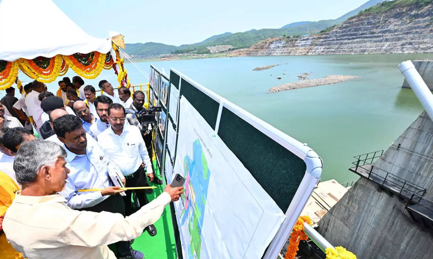CM Naidu says it may take 4 years to compete Polavaram CM Naidu says it may take 4 years to compete Polavaram