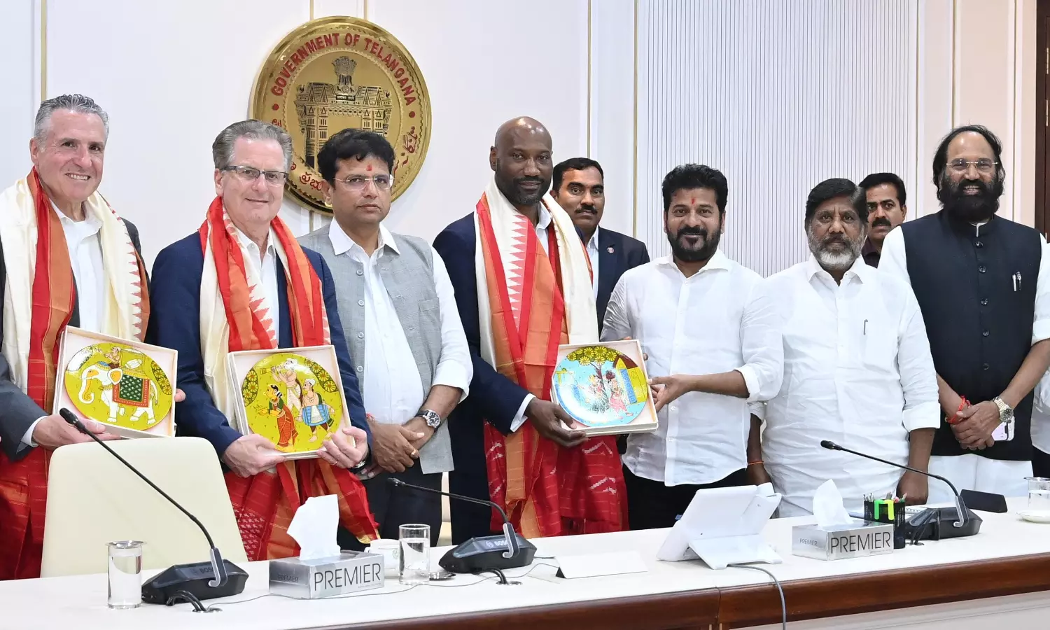 Lockheed Martin Director Michael Fernandez meets CM Revanth Reddy