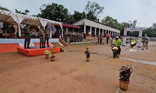 Indian Armys Delta 5 Motorcycle Expedition arrives in Hyderabad