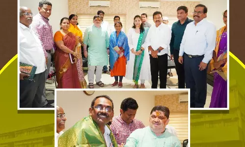 RTC Staff Felicitated for Helping Woman Deliver Baby at Bus Station RTC Staff Felicitated for Helping Woman Deliver Baby at Bus Station