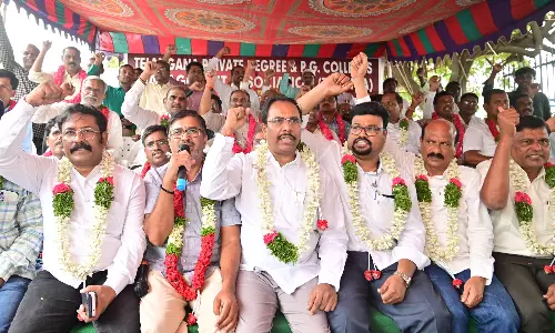 Protests over unpaid fee reimbursement arrears