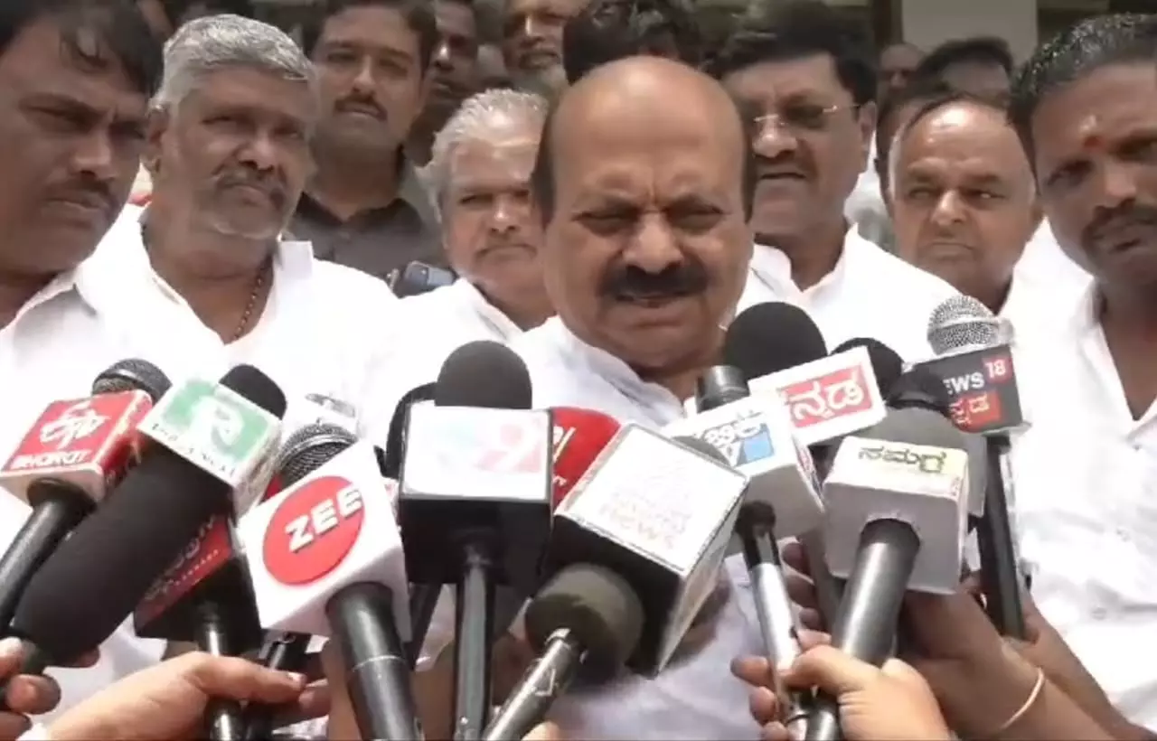 Basavaraj Bommai Accuses CM Siddaramaiah of Delhi Parade to Distract from MUDA Scam Basavaraj Bommai Accuses CM Siddaramaiah of Delhi Parade to Distract from MUDA Scam