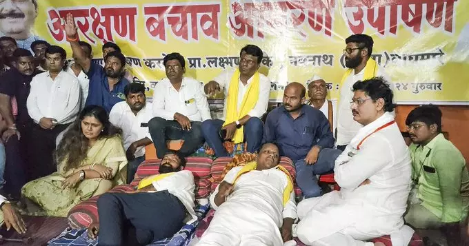 Maharashtra: OBC leaders refuse to call off hunger strike Maharashtra: OBC leaders refuse to call off hunger strike