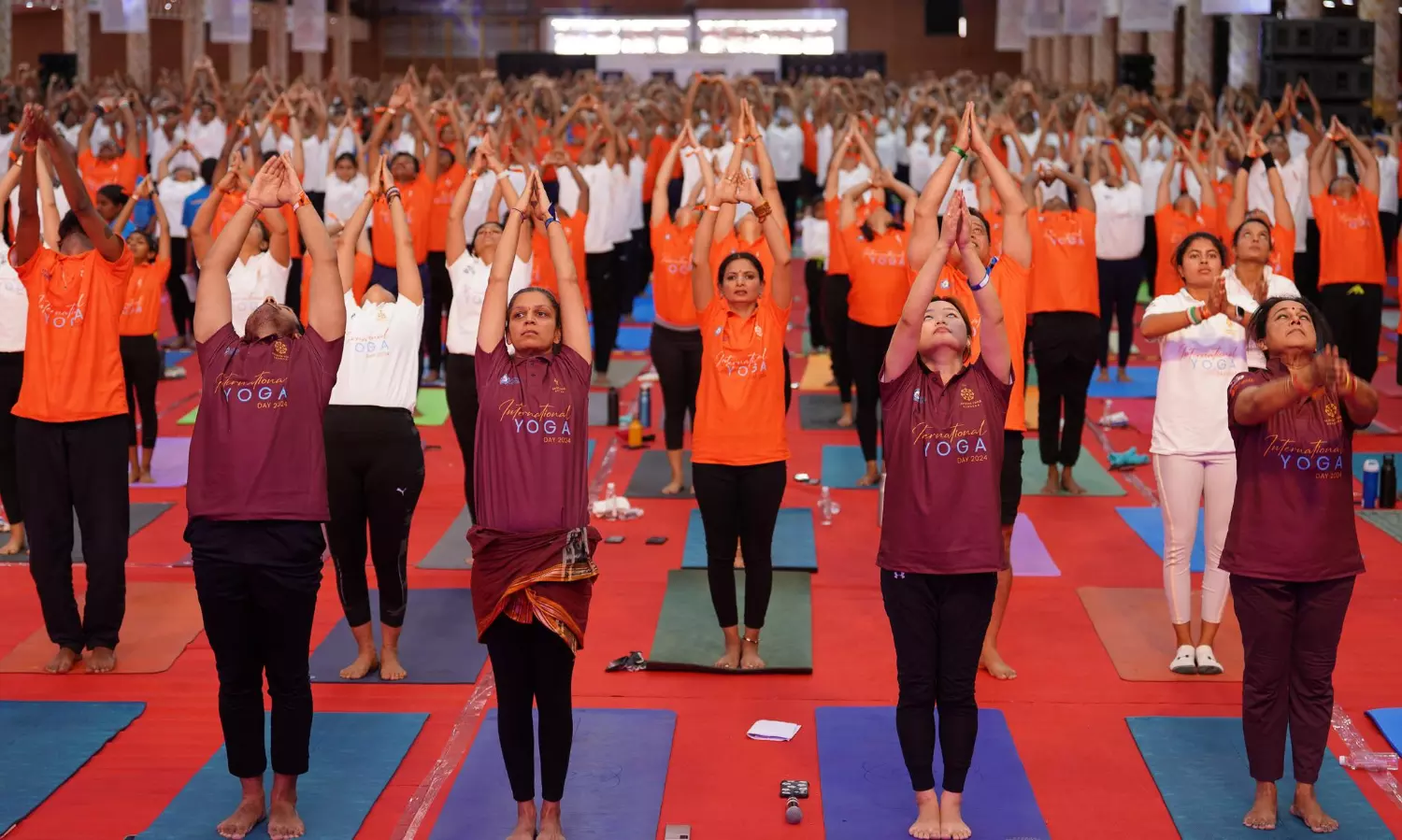 Akshar Yoga Kendraa Scripts History on Yoga Day