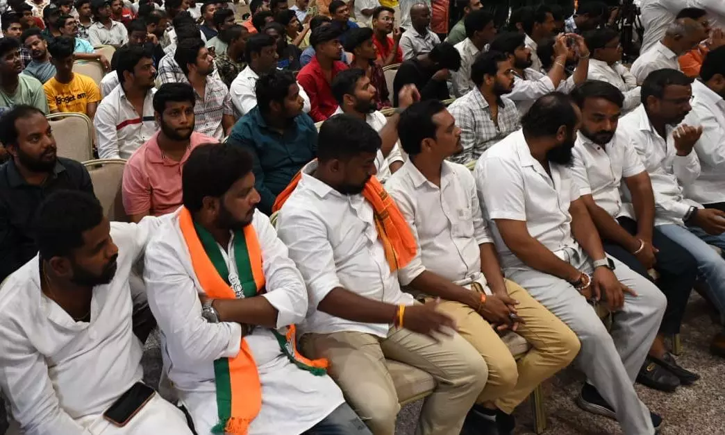 BJYM Condemns Lathi-charge on Activists