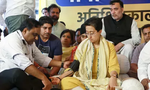 Until 28 lakh Delhiites get water, my indefinite fast will continue: Atishi