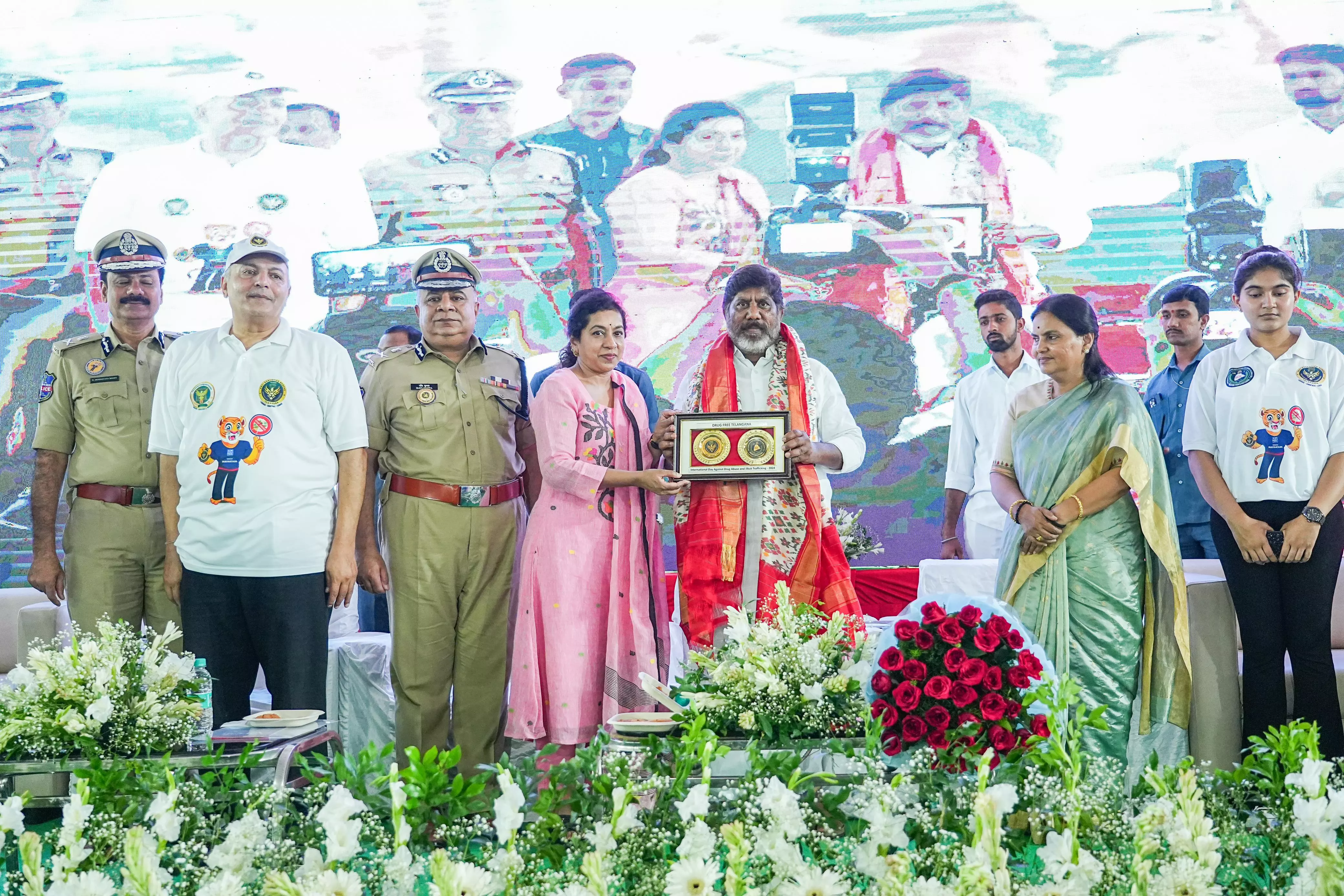 Telangana police strong, competent to root out drug menace: Bhatti Telangana police strong, competent to root out drug menace: Bhatti