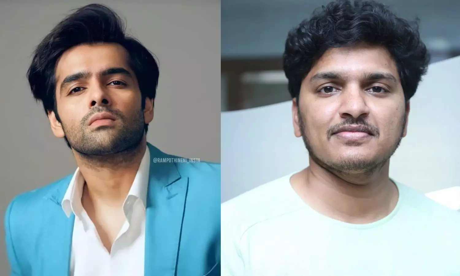 Ram Pothineni with Miss Shetty director Mahesh?
