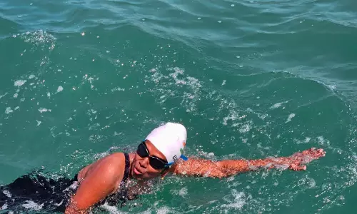 First Telugu woman to cross English channel