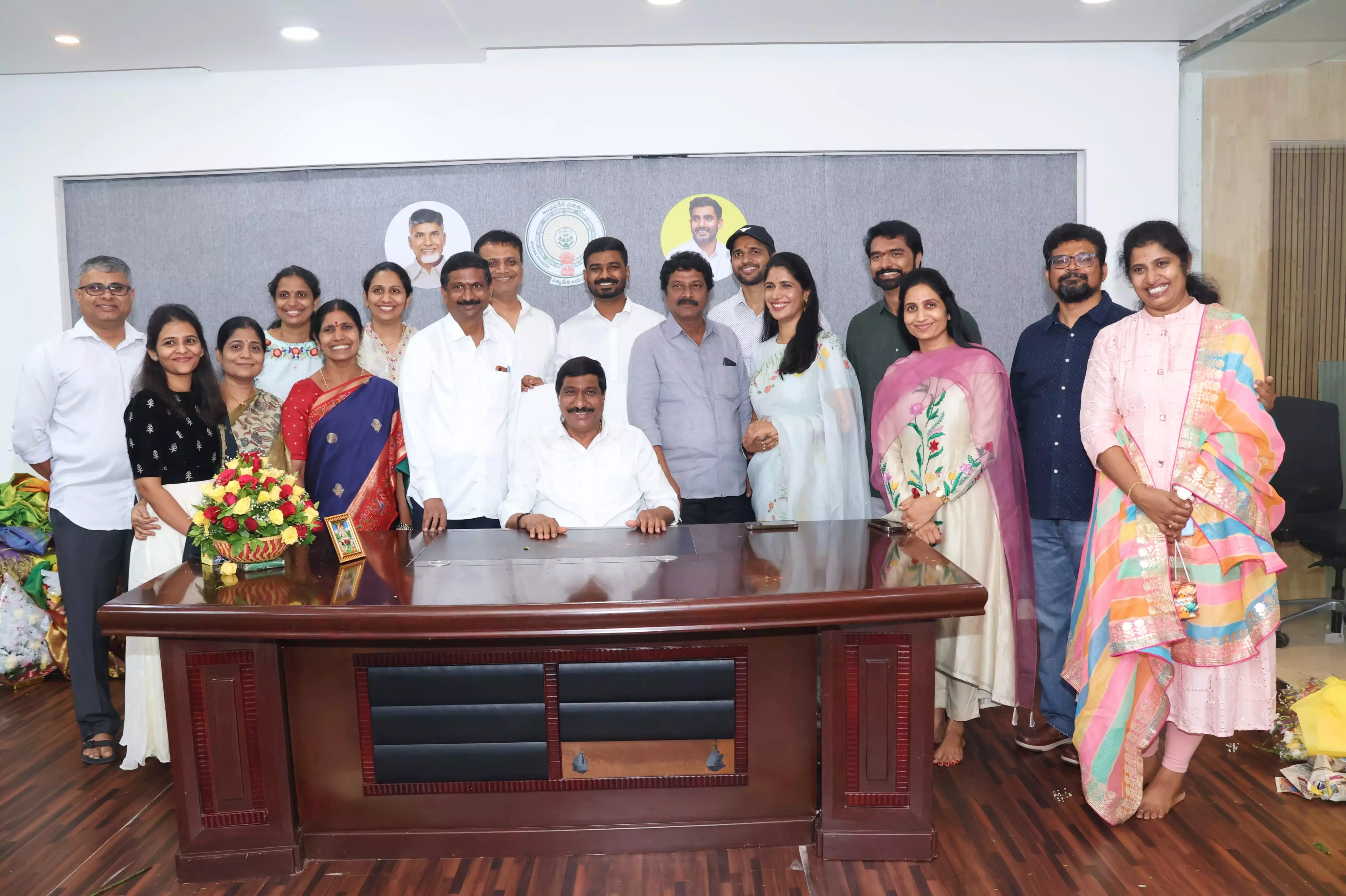 Minister Janardhan Reddy vows to make AP roads free from potholes Minister Janardhan Reddy vows to make AP roads free from potholes