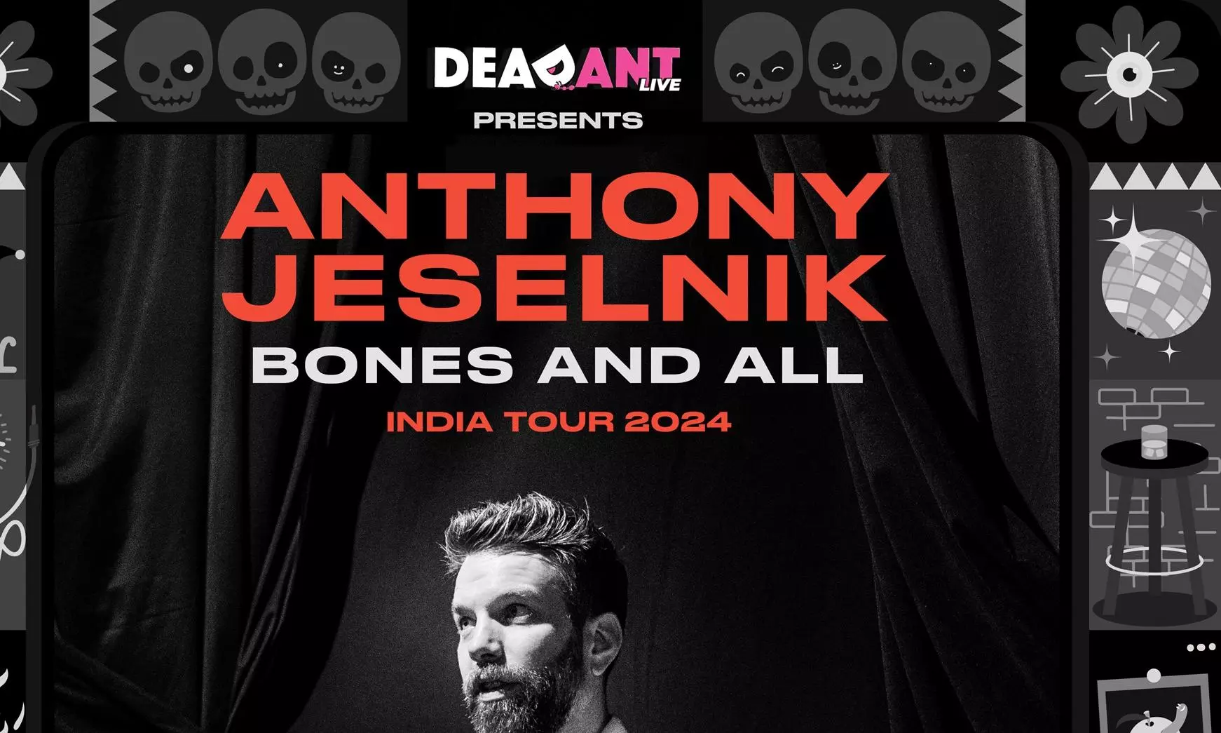 DeadAnt Live announces Anthony Jeselnik’s debut tour in India