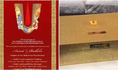 Ambani Wedding Invite: A Spiritual Spectacle Thatll Have You Saying  Namaste, Wallet