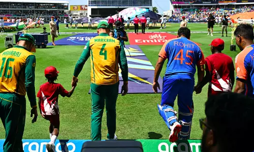 India wins toss, elects to bat against South Africa in T20 World Cup final