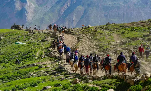 Amarnath Yatra begins: Thousands of devotees reach cave-shrine amid chants of ‘Bham Bham Boley’
