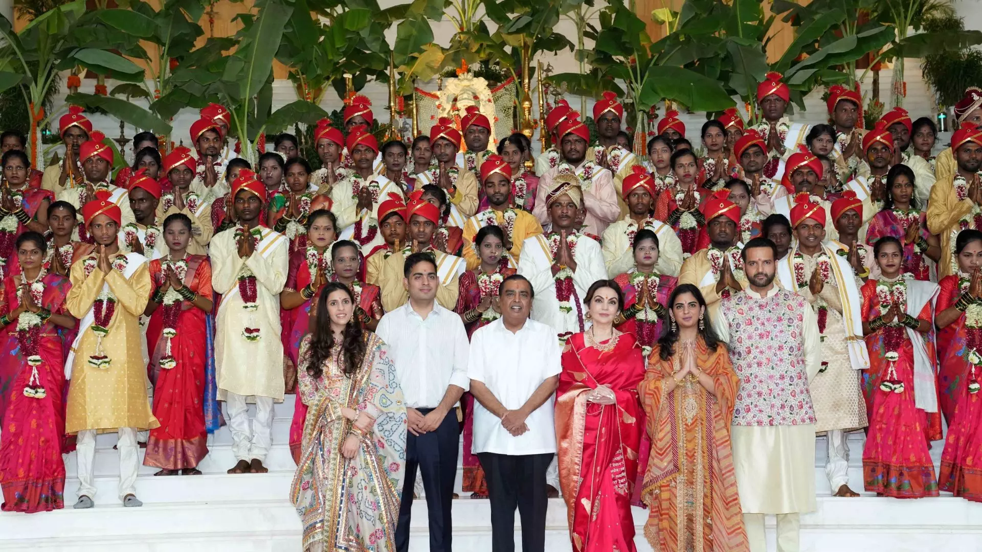 Ambanis organise Samuhik Vivah for underprivileged couples