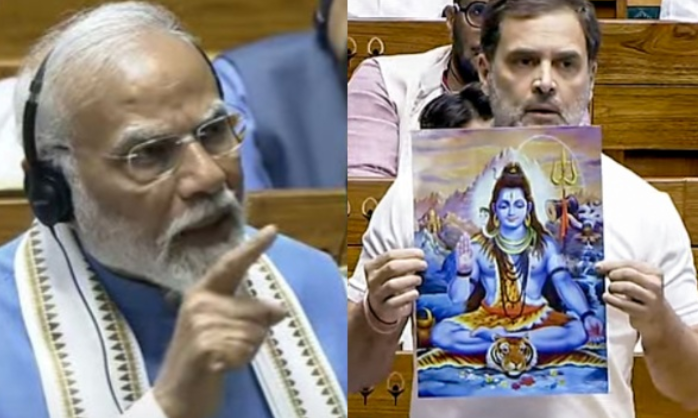 Jiske darshan hote hai uske pradarshan nahi hote hai: PM Modi targets Rahul Gandhi over Lok Sabha speech