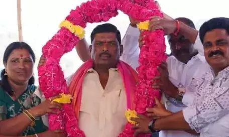 BRS MLA Gudem Mahipal Reddy appears before ED in PMLA case