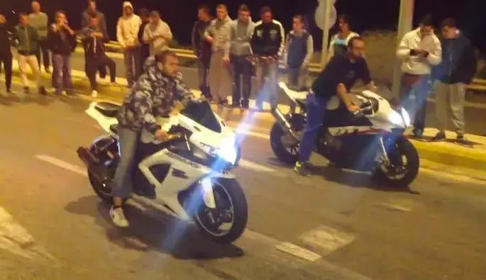 Illegal Racing Rampant in Hyderabad City; Safety of Pedestrians Compromised Illegal Racing Rampant in Hyderabad City; Safety of Pedestrians Compromised