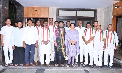 Six BRS MLCs Join Congress