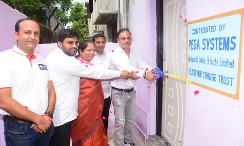 Teach for Change and Pegasystems Renovate Govt. Schools in Devaljamsingh, Gudimalkapur