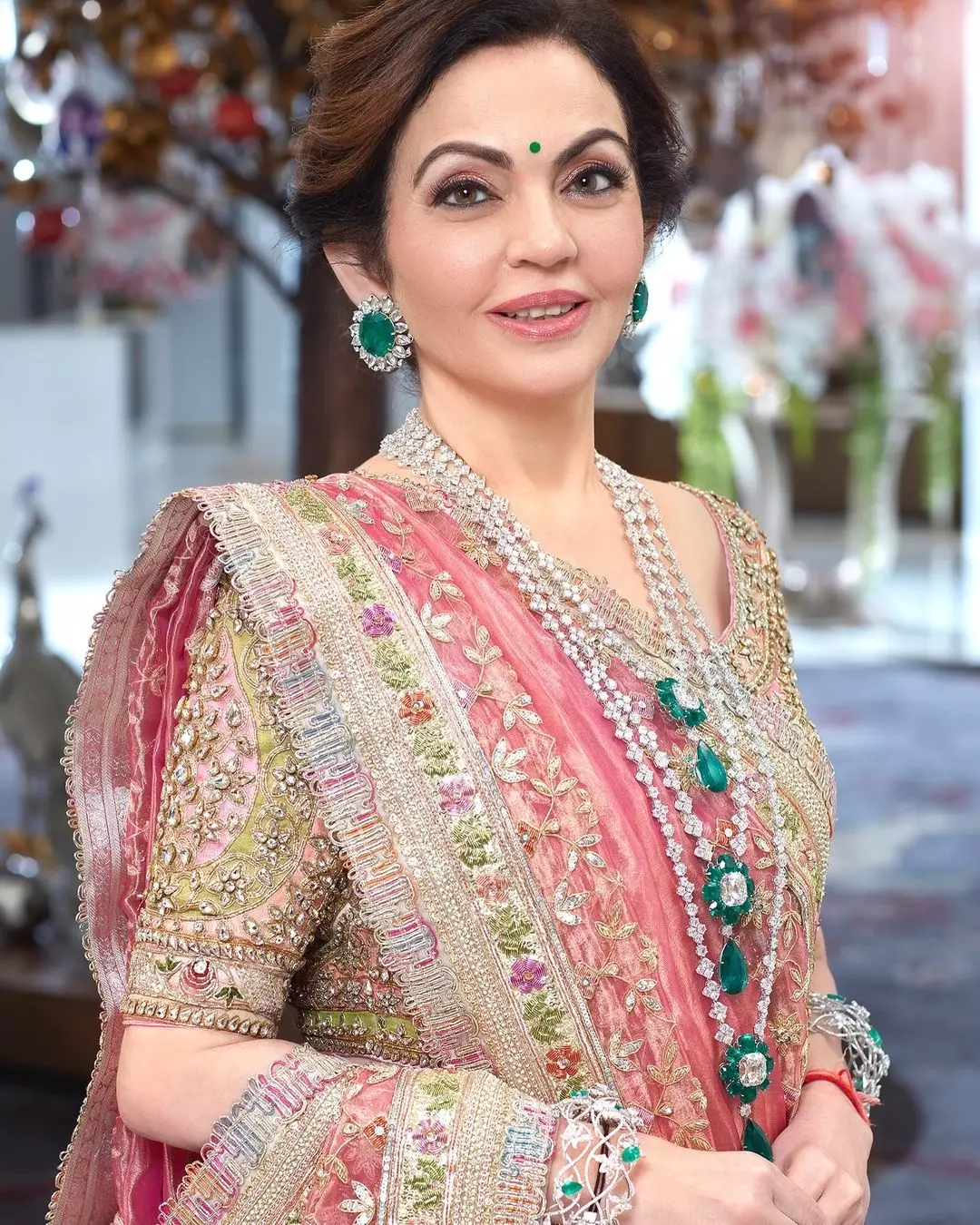 Nita Ambani Mesmerizing Pictures From Garbha Night