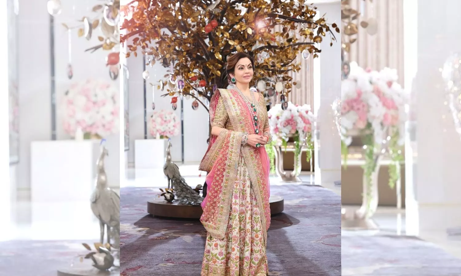 Nita Ambani Mesmerizing Pictures From Garbha Night