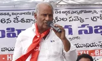 CPI MLA Kunamneni Sambasiva Rao Condemns Israeli Attacks CPI MLA Kunamneni Sambasiva Rao Condemns Israeli Attacks