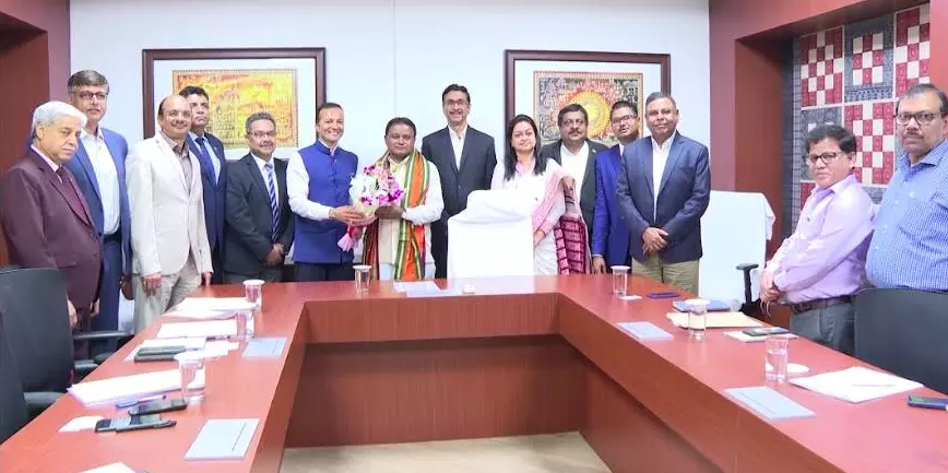 Naveen Jindal leads India Steel Association delegation to meet Odisha CM Naveen Jindal leads India Steel Association delegation to meet Odisha CM