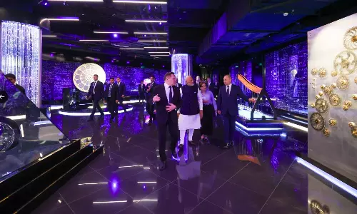 PM Modi Visits India-Russia Civil Nuclear Energy Photo Exhibition