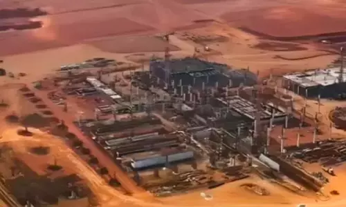 Civil aviation minister visits Bhogapuram airport