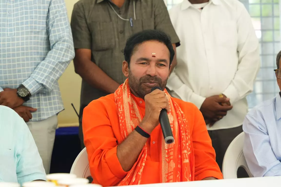 Telangana govt. depriving people of free ration: Kishan Reddy Telangana govt. depriving people of free ration: Kishan Reddy
