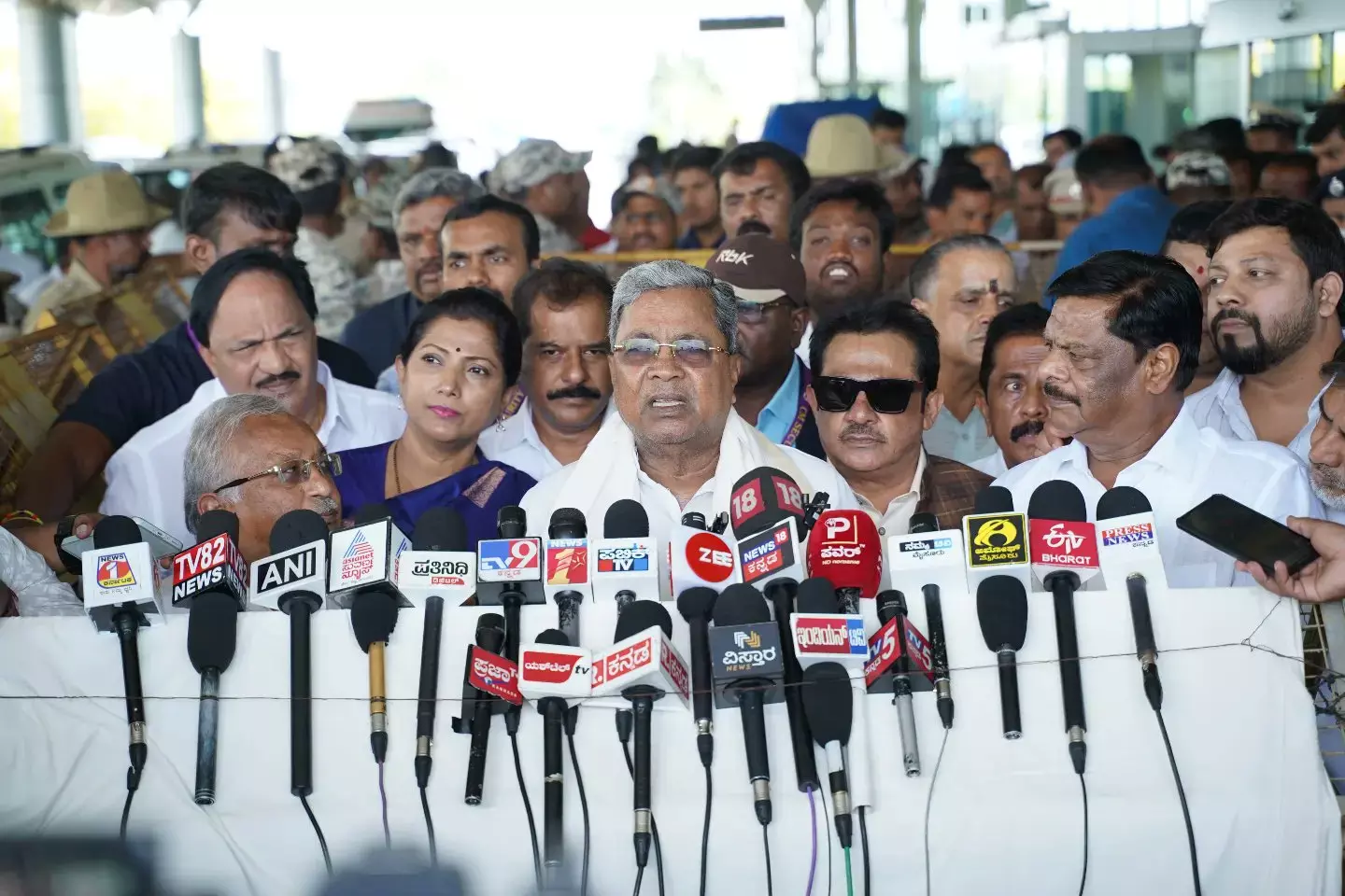 BJP Protest against MUDA Politically Motivated, Said CM Siddaramaiah BJP Protest against MUDA Politically Motivated, Said CM Siddaramaiah