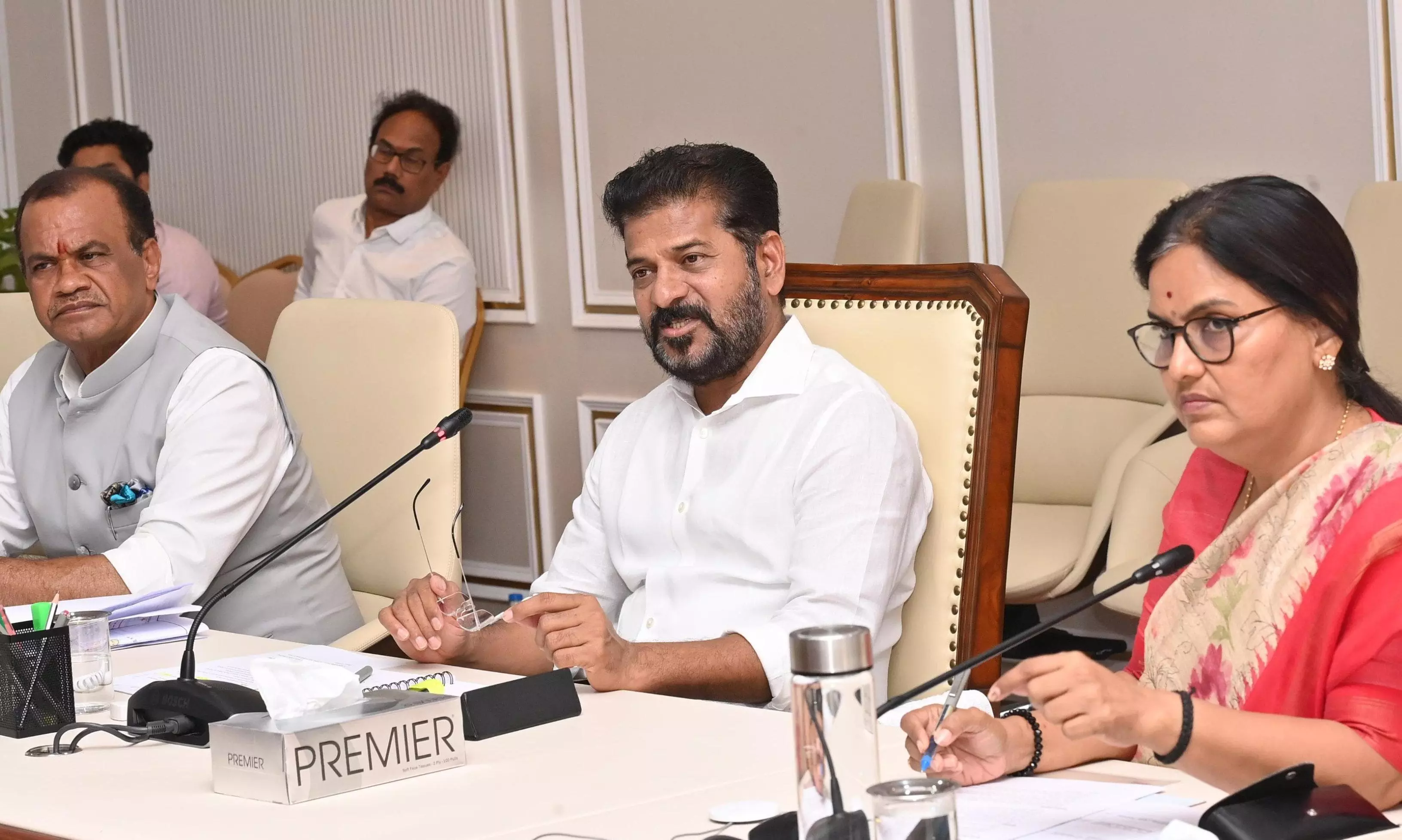 Revanth asks Congress leaders to get ready for local body elections Revanth asks Congress leaders to get ready for local body elections