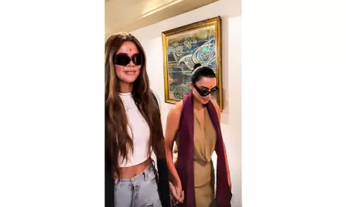 We have arrived: Kim Kardashian on reaching Mumbai for Anant Ambani-Radhika Merchants wedding