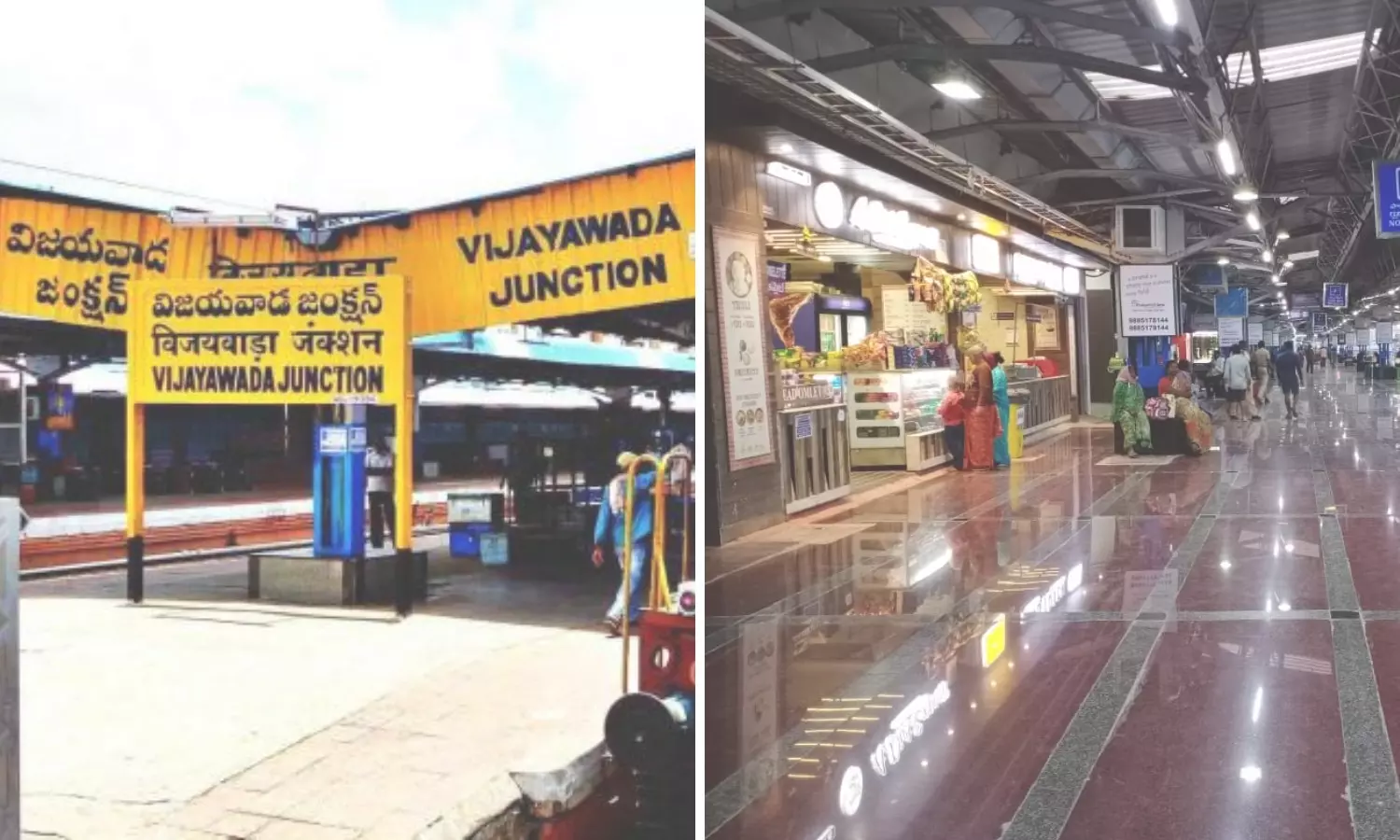 Food, amenities inspection at Vijayawada Railway Station Food, amenities inspection at Vijayawada Railway Station