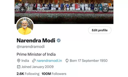 PM Modi Celebrates 100 Million Followers on X