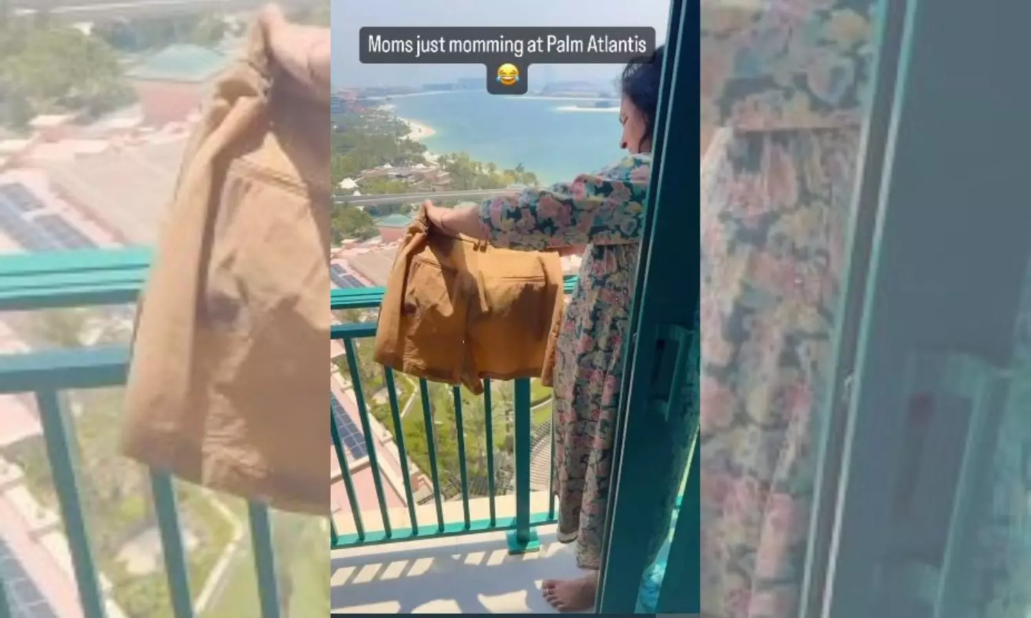 Indian Tourist Turns Palm Atlantis Hotel Into Dubais Delux Dhobi Ghat