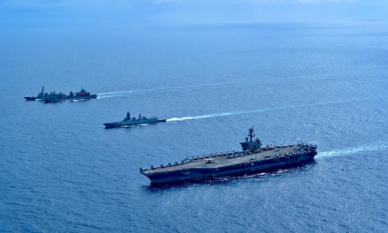 India, US carry out mega wargame in Indian Ocean