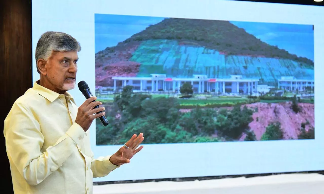 AP CM Naidu Releases White Paper on Land Grabs in State Under YSRC Term AP CM Naidu Releases White Paper on Land Grabs in State Under YSRC Term