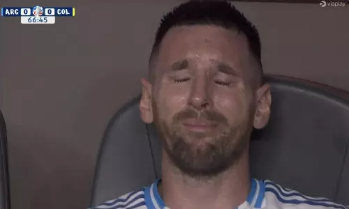 Watch: Messi in Tears After Ankle Injury Forces Him Out of Copa America Final