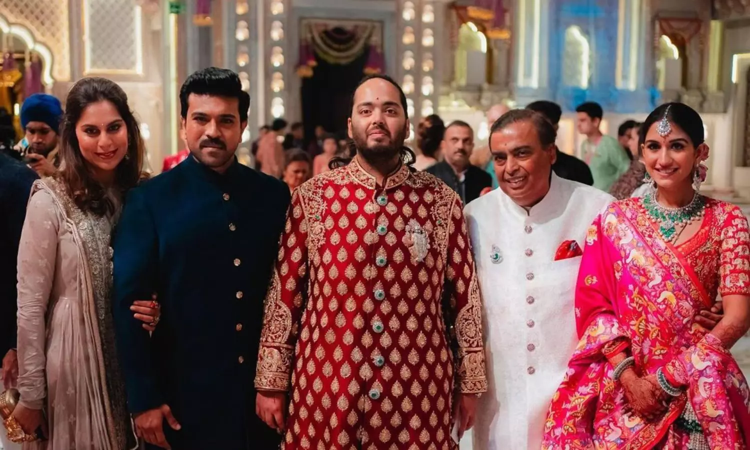 Ram Charan, Upasana with groom Anant Ambani