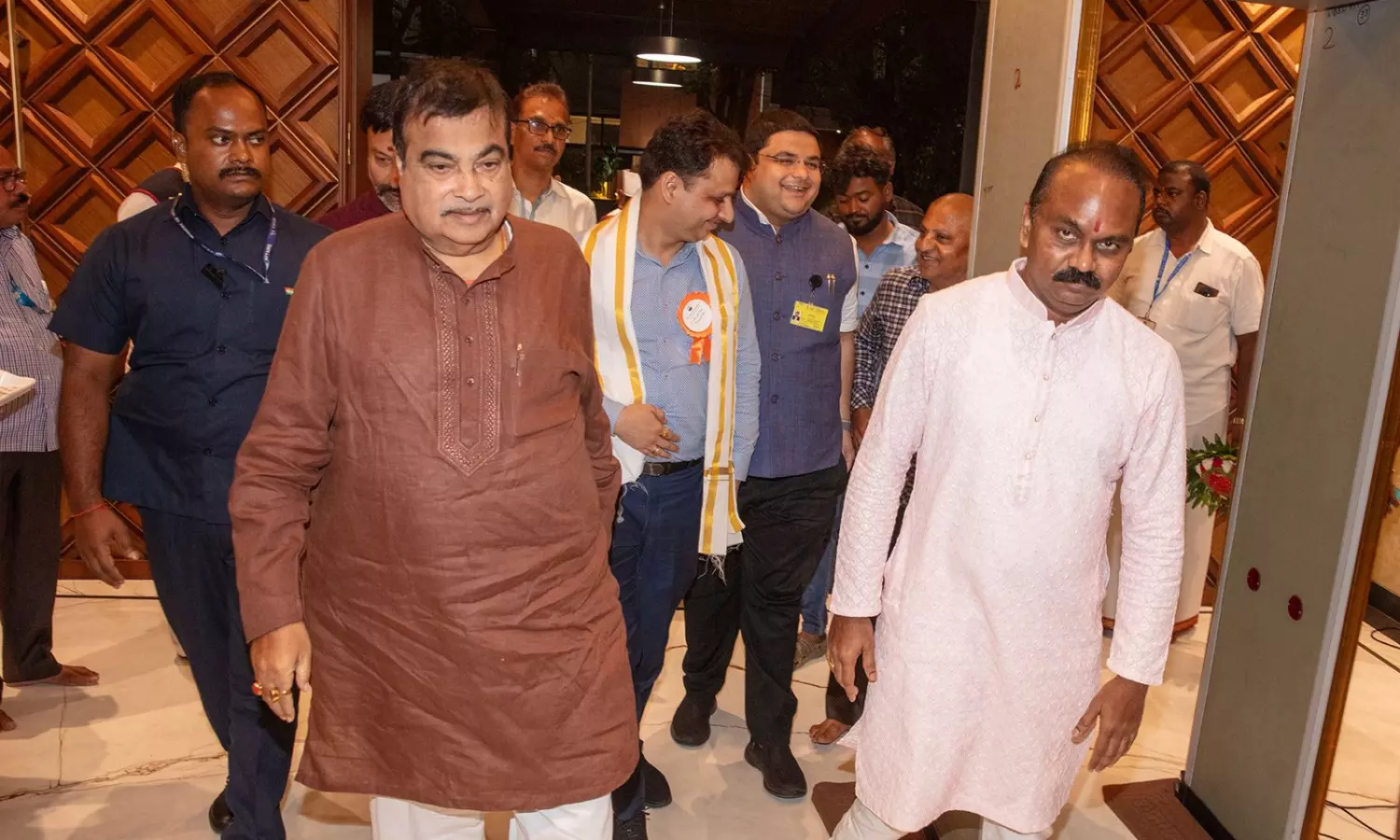 Nitin Gadkari Reviews Highway Projects during Two-Day AP Tour