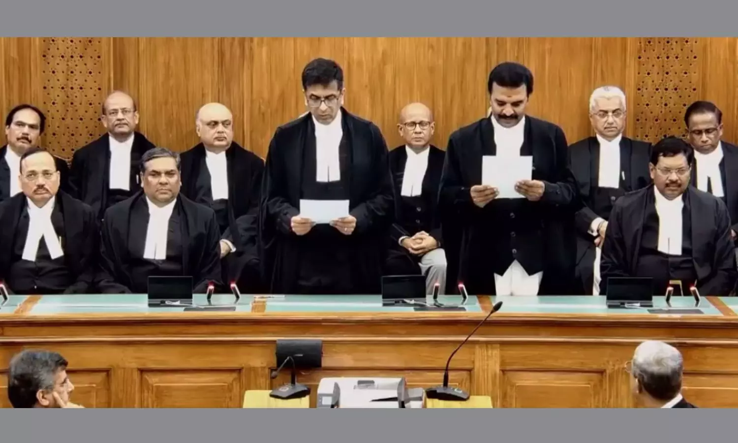 SC attains full strength as 2 judges including its first from Manipur take oath