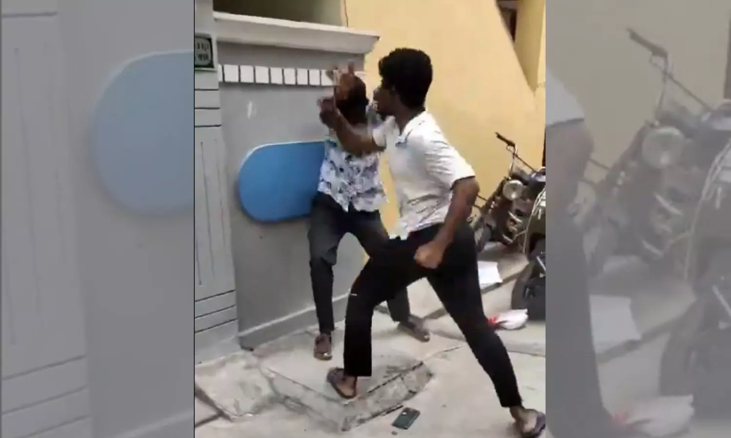 Hyderabad Resident thrashes electricity department employee over pending dues Hyderabad Resident thrashes electricity department employee over pending dues
