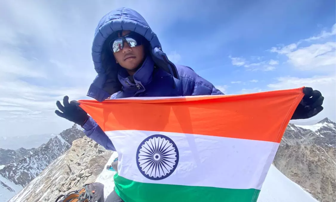 15 Year old Hyderabad boy holds three world records in mountaineering