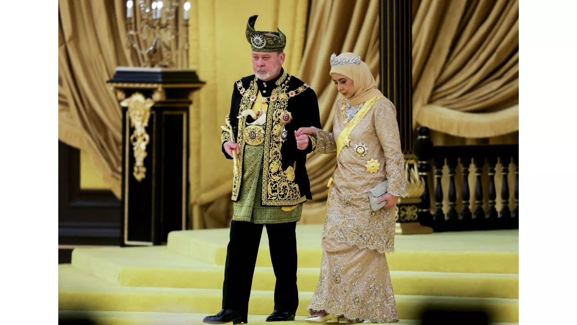 Malaysia honors a new king in coronation marked by pomp and cannon fire Malaysia honors a new king in coronation marked by pomp and cannon fire