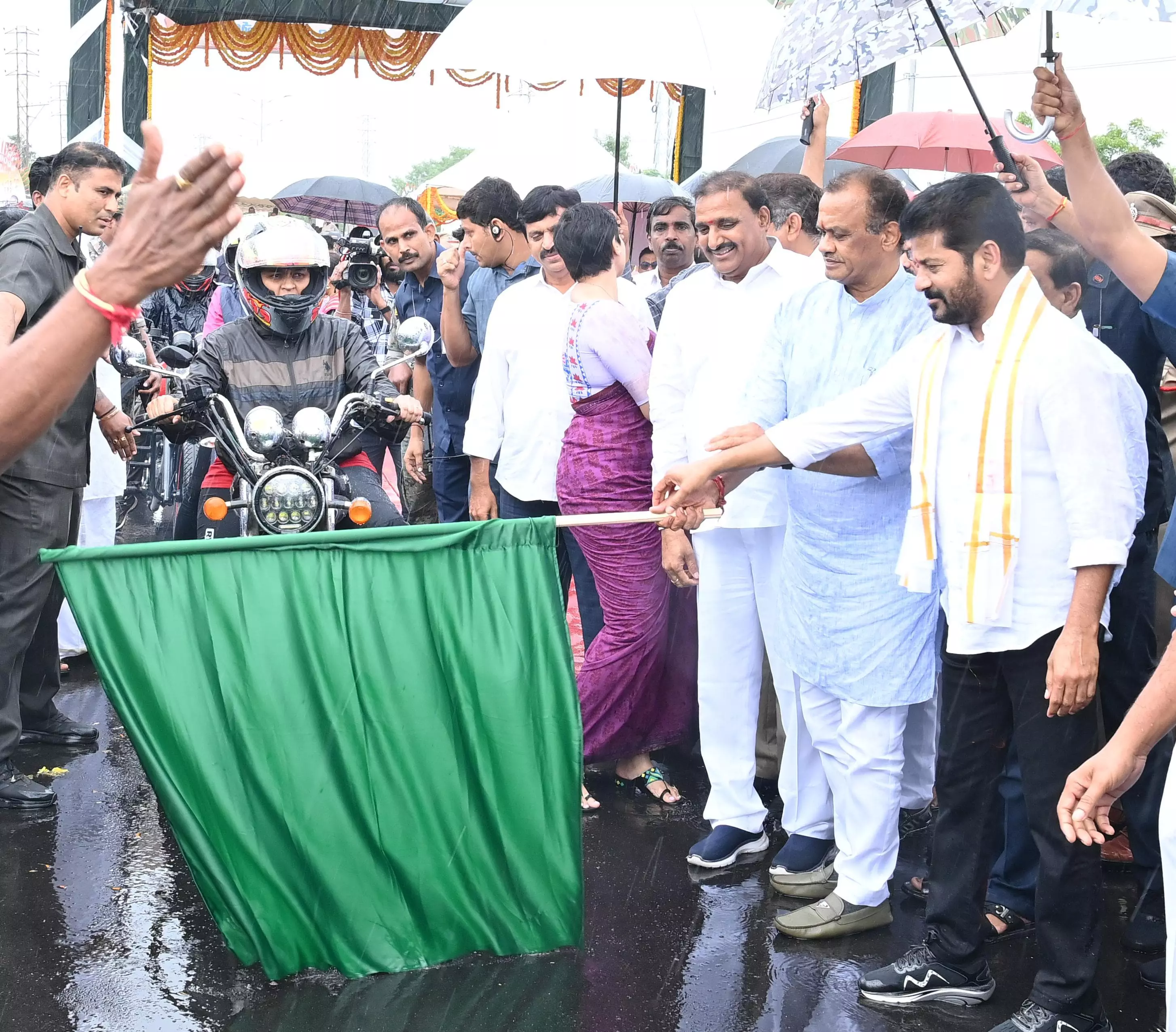 CM Revanth Inaugurates Gopanpally Flyover, Announces Major Development Plans for Hyderabad CM Revanth Inaugurates Gopanpally Flyover, Announces Major Development Plans for Hyderabad