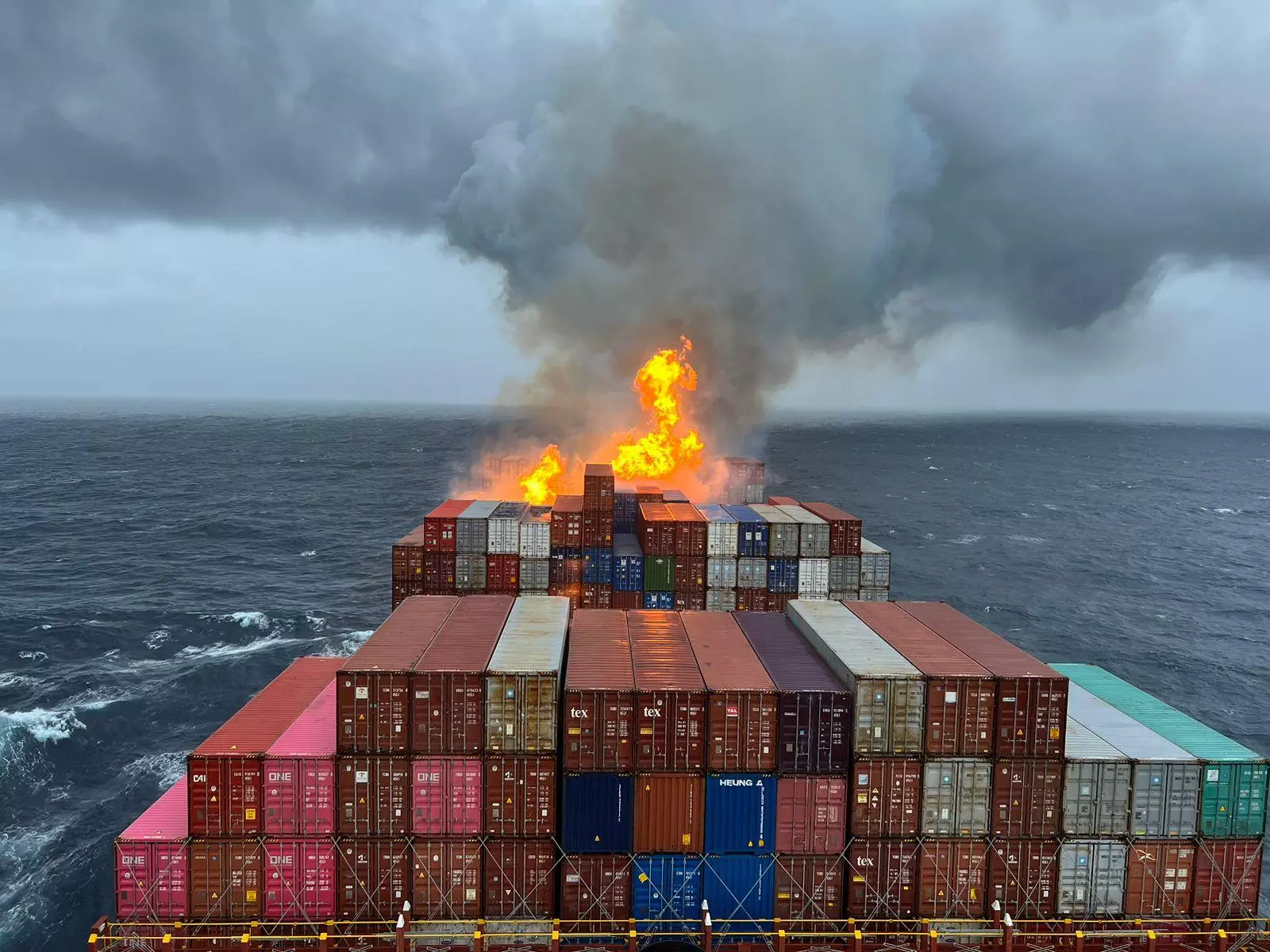 Fire breaks out on cargo ship off Goa coast Fire breaks out on cargo ship off Goa coast